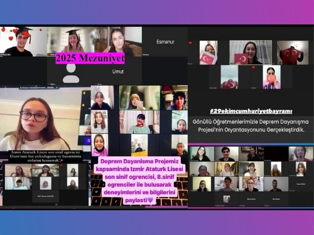 Deprem Dayanışma Projesi (2023-2025) gönüllü buluşması